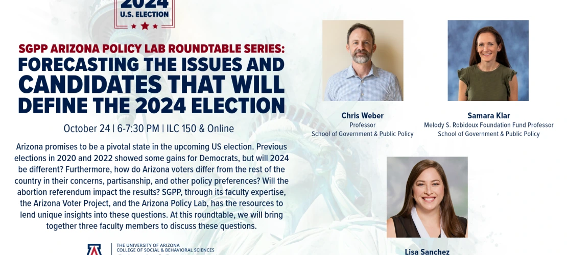 Forecasting the Issues and Candidates that Will Define the 2024 Election Flyer