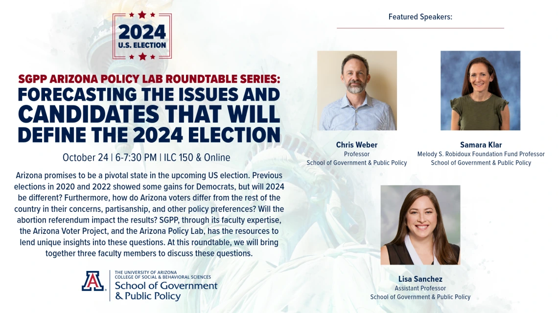 Forecasting the Issues and Candidates that Will Define the 2024 Election Flyer